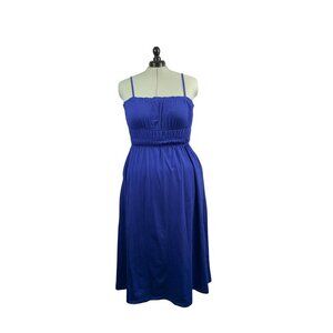 Dokotoo Womens Blue Maxi Dress XL 95% Cotton 5% Elastane